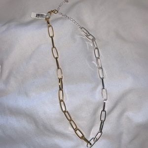 Mixed metal necklace